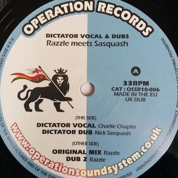 Charlie Chaplin : Dictator Vocal | Maxis / 12inch / 10inch  |  UK
