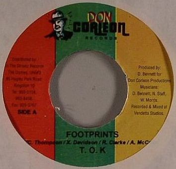 Tok : Footprints | Single / 7inch / 45T  |  Dancehall / Nu-roots
