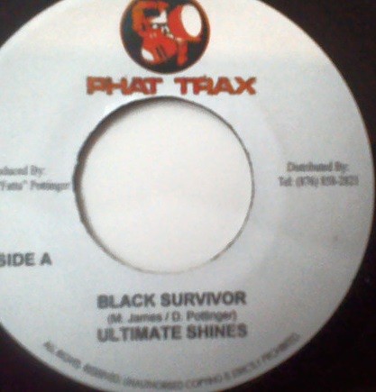 Ultimate Shines : Black Survivor | Single / 7inch / 45T  |  Dancehall / Nu-roots