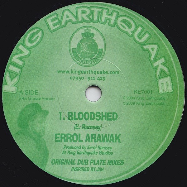 Errol Arawak : Bloodshed | Single / 7inch / 45T  |  UK