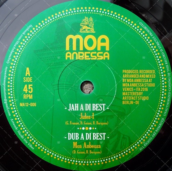 Jules - I : Jah A Di Best | Maxis / 12inch / 10inch  |  UK