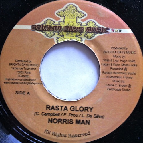 Norris Man : Rasta Glory | Single / 7inch / 45T  |  FR