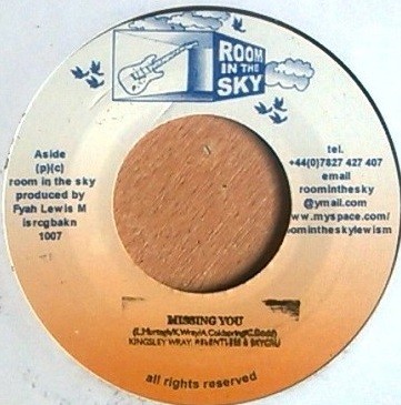 Kingsley Wray &  Skycru : Missing You | Single / 7inch / 45T  |  UK