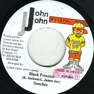 Sanchez : Black Princess | Single / 7inch / 45T  |  Dancehall / Nu-roots