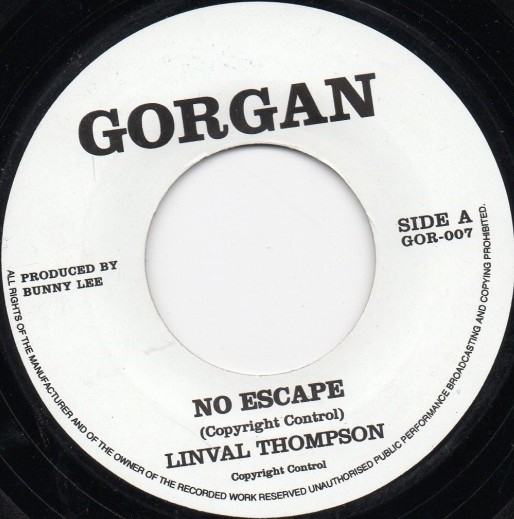 Linval Thompson : No Escape | Single / 7inch / 45T  |  Oldies / Classics