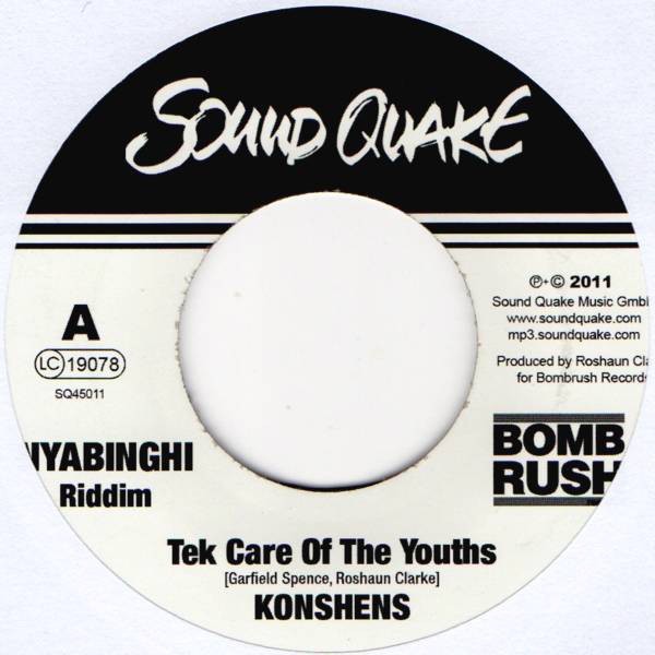 Konshens : Tek Care Of The Youths | Single / 7inch / 45T  |  Dancehall / Nu-roots