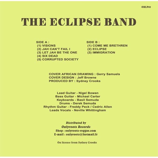 The Eclipse Band : Inner Reggae Rhythm | LP / 33T  |  Oldies / Classics