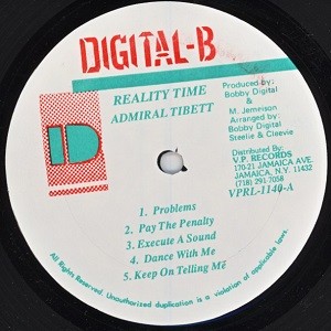 Admiral Tibet : Reality Time | LP / 33T  |  Dancehall / Nu-roots