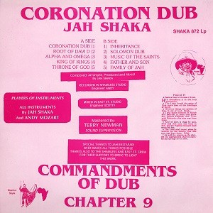 Jah Shaka : Commandments Of Dub 9 - Coronation Dub Jah Shaka : Commandments Of Dub 9 - Coronation Dub | LP / 33T | UK