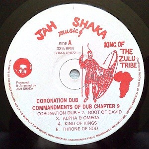 Jah Shaka : Commandments Of Dub 9 - Coronation Dub Jah Shaka : Commandments Of Dub 9 - Coronation Dub | LP / 33T | UK