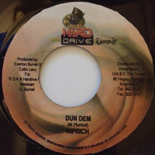Kiprich : Dun Dem | Single / 7inch / 45T  |  Dancehall / Nu-roots