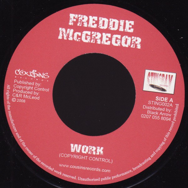 Freddie Mc Gregor : Work | Single / 7inch / 45T  |  Dancehall / Nu-roots