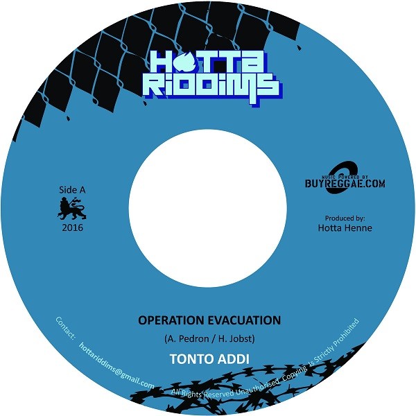 Tonto Addi : Operation Evacuation | Single / 7inch / 45T  |  Dancehall / Nu-roots