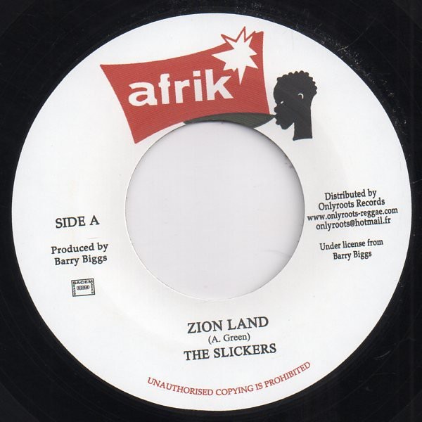 The Slickers : Zion Land | Single / 7inch / 45T  |  Oldies / Classics