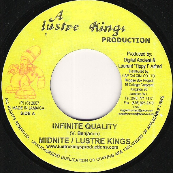 Midnite : Infinite Quality | Single / 7inch / 45T  |  Dancehall / Nu-roots