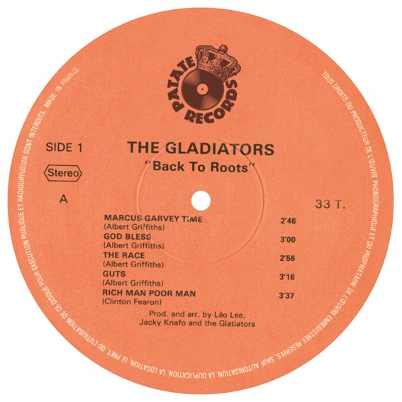 The Gladiators : Back To Roots | LP / 33T  |  Oldies / Classics