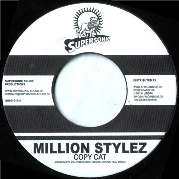 Million Stylez : Copy Cat | Single / 7inch / 45T  |  Dancehall / Nu-roots