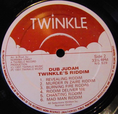 Dub Judah : Twinkle's Riddim Dub Judah : Twinkle's Riddim | LP / 33T | UK
