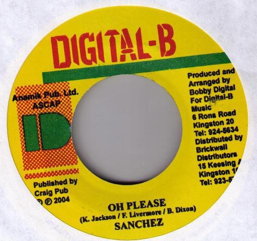 Sanchez : Oh Please | Single / 7inch / 45T  |  Dancehall / Nu-roots