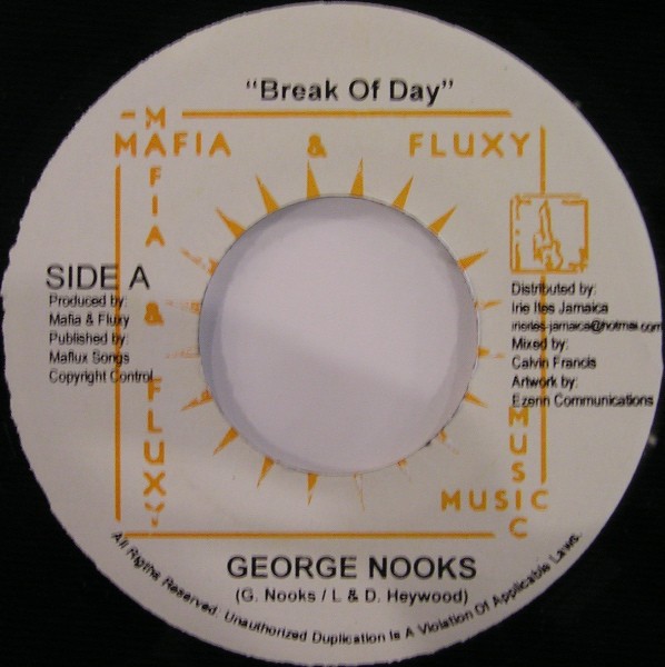 George Nooks : Break Of Day | Single / 7inch / 45T  |  Dancehall / Nu-roots