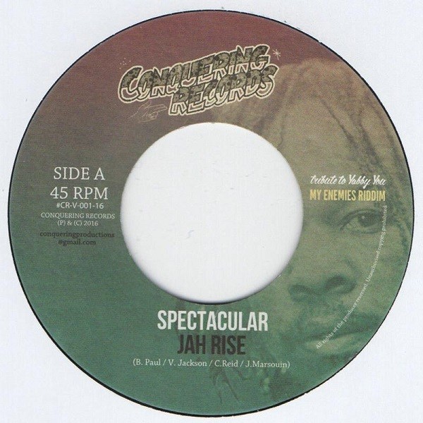 Spectacular : Jah Rise | Single / 7inch / 45T  |  Dancehall / Nu-roots