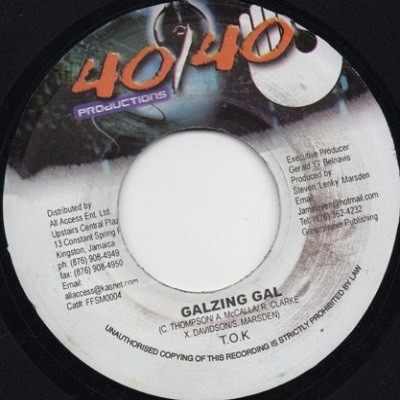 Tok : Gazling Gal | Single / 7inch / 45T  |  Dancehall / Nu-roots