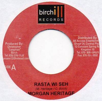 Morgan Heritage : Rasta Wi Seh | Single / 7inch / 45T  |  Dancehall / Nu-roots