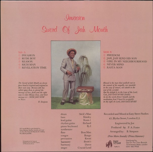Sword Of Jah Mouth : Invasion | LP / 33T  |  Oldies / Classics