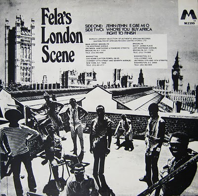 Fela : Fela's London Scene | LP / 33T  |  Afro / Funk / Latin