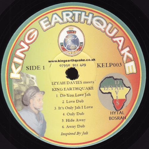 Izyah Davis Meets King Earthquake : Izyah Davis Meets King Earthquake | LP / 33T  |  UK