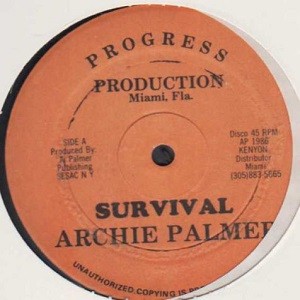 Archie Palmer : Survival | Maxis / 12inch / 10inch  |  Oldies / Classics