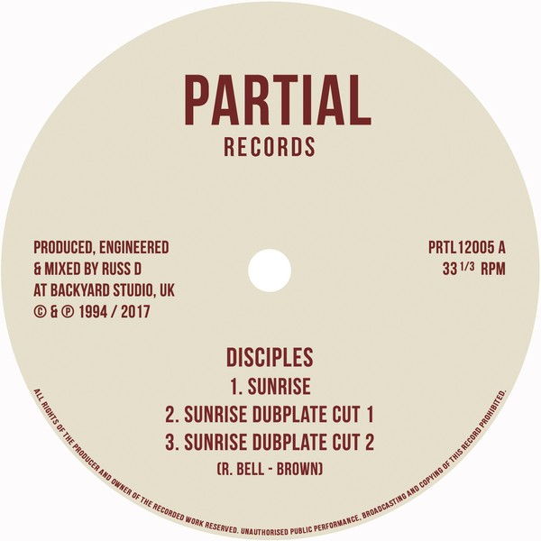 The Disciples : Sunrise | Maxis / 12inch / 10inch  |  UK