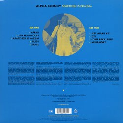 Alpha Blondy : Apartheid Is Nazism Alpha Blondy : Apartheid Is Nazism | LP / 33T | Oldies / Classics