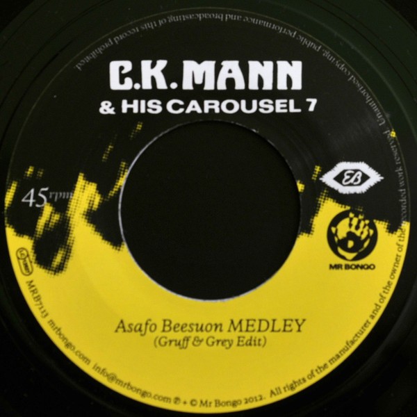 C K Man & His Carousel 7 : Ansafo Beesiom Medley | Single / 7inch / 45T  |  Afro / Funk / Latin