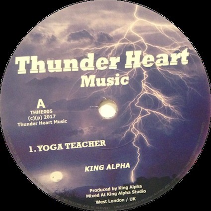 King Alpha : Yoga Teacher | Single / 7inch / 45T  |  UK