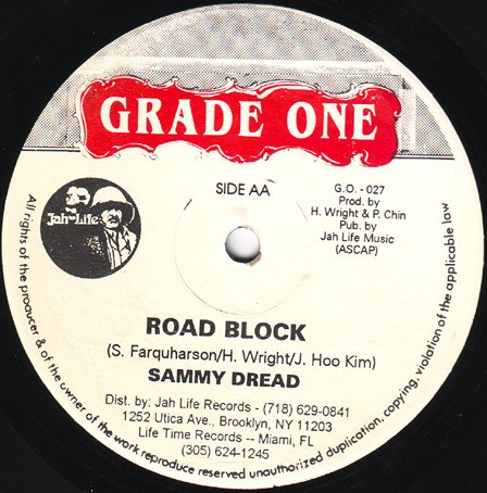 Sammy Dread : Road Block | Maxis / 12inch / 10inch  |  Oldies / Classics