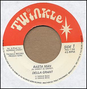 Della Grant : Rasta Man | Single / 7inch / 45T  |  UK