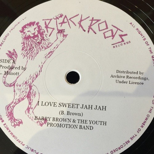Barry Brown : I Love Sweet Jah Jah | Maxis / 12inch / 10inch  |  Oldies / Classics