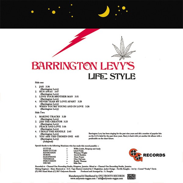 Barrington Levy : Life Style | LP / 33T  |  Oldies / Classics