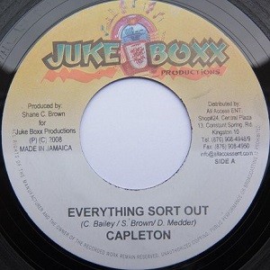 Capleton : Everything Sort Out | Single / 7inch / 45T  |  Dancehall / Nu-roots