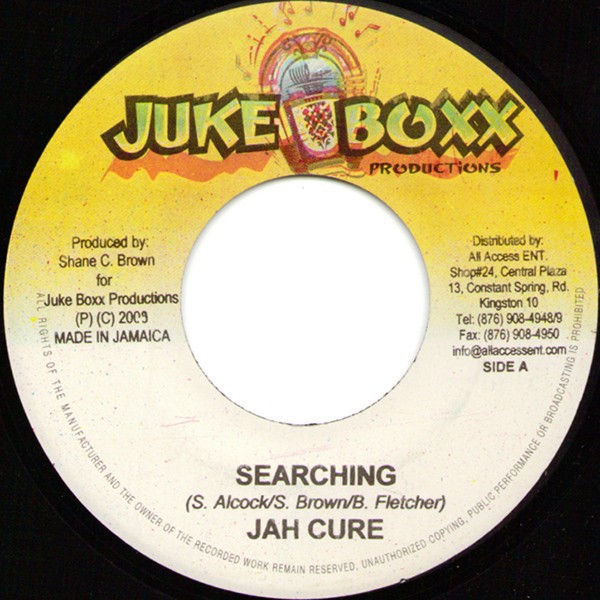 Jah Cure : Searching | Single / 7inch / 45T  |  Dancehall / Nu-roots