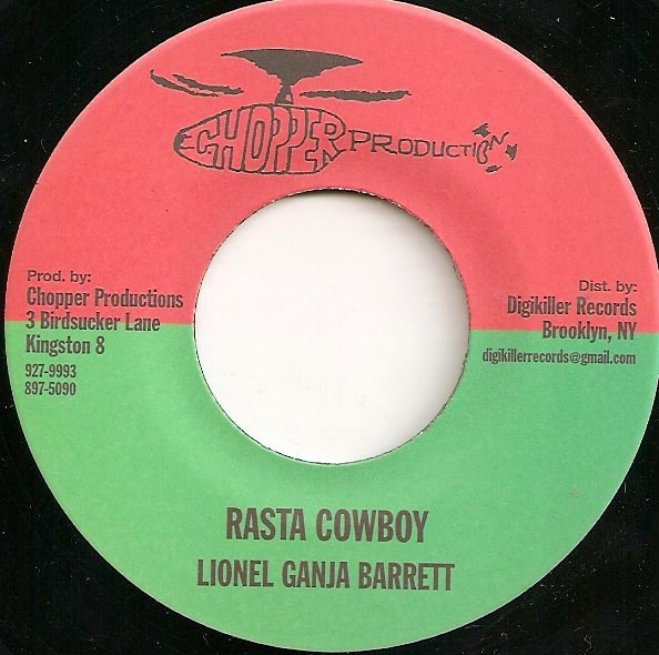 Lionell Ganja Barrett : Rasta Cowboy | Single / 7inch / 45T  |  Oldies / Classics