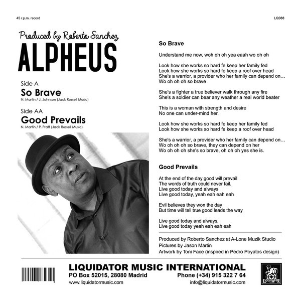 Alpheus : So Brave | Single / 7inch / 45T  |  Oldies / Classics