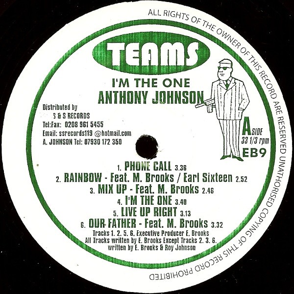 Anthony Johnson : I'm The One Anthony Johnson : I'm The One | LP / 33T | UK