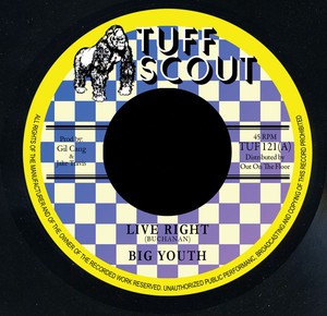 Big Youth : Live Right | Single / 7inch / 45T  |  Dancehall / Nu-roots