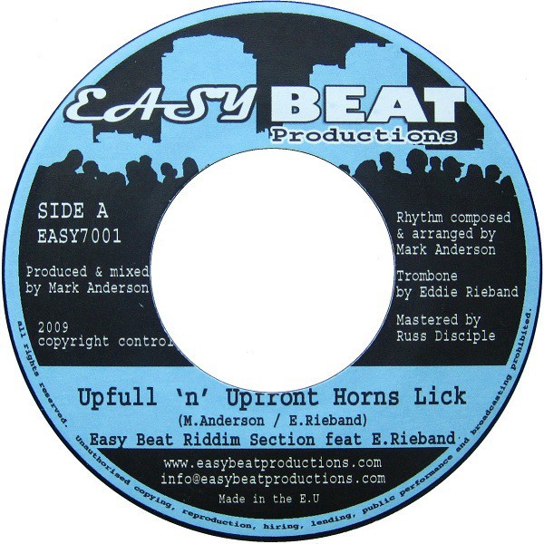 Easy Beat : Upfull 'n' Upfront Horn Lick | Single / 7inch / 45T  |  UK