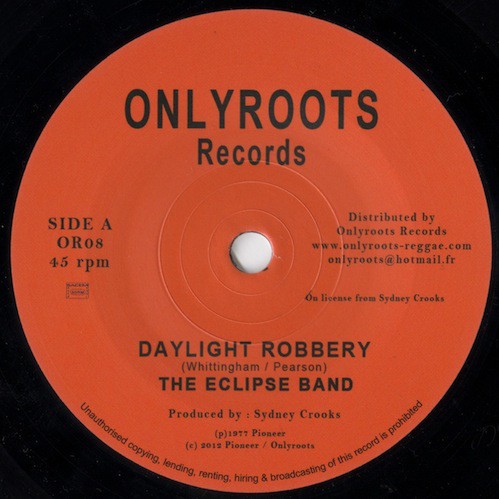 The Eclipse Band : Daylight Robbery | Single / 7inch / 45T  |  Oldies / Classics