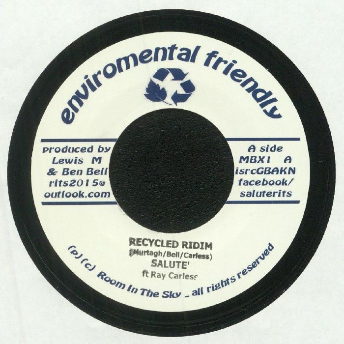 Salute Ft. Ray Carless : Recycled Riddim | Single / 7inch / 45T  |  Dancehall / Nu-roots