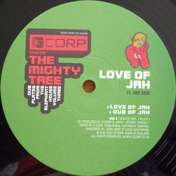 The Mighty Tree Ft. Jnr Sam : The Love Of Jah | Maxis / 12inch / 10inch  |  UK
