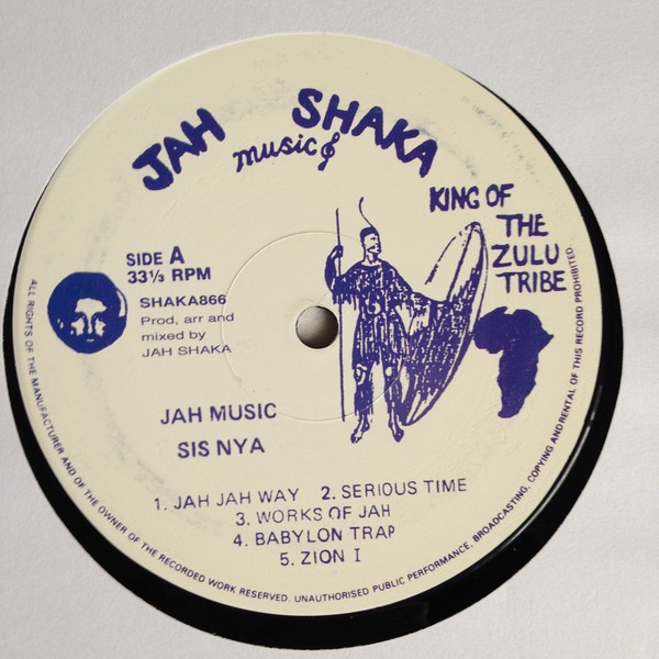 Sis Nya : Jah Music Sis Nya : Jah Music | LP / 33T | UK